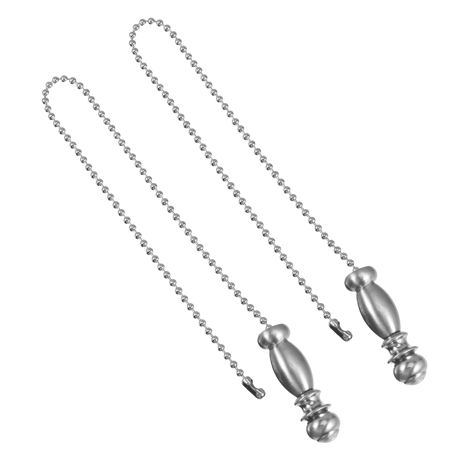 

2pcs Ceiling Fan Bead Chains Iron Lighting Pendant Workshop Store Bar Cafe Practical Easy Install Replacement Ch