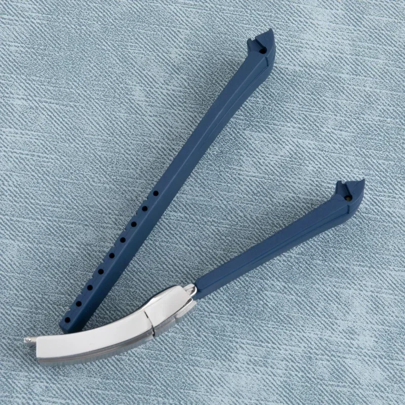 Ремешок для Rolex 20 мм подводник Carson Oysterflex GMT браслет складная пряжка 21 мм 22 мм натуральный резиновый ремешок для часов