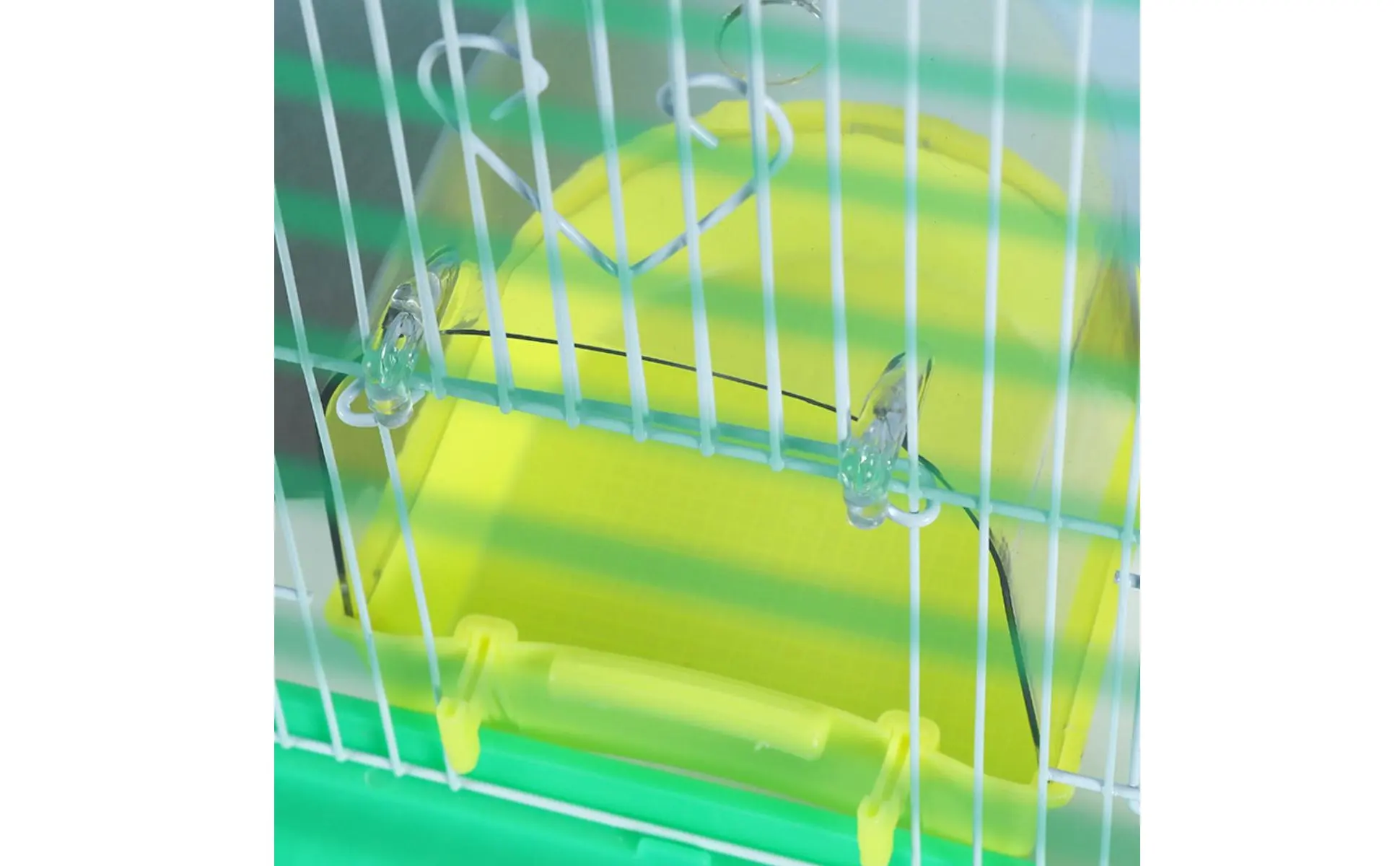 Bird Bathing Box Easy to Install Bird Shower Box Enclosure Accessory Non Pet Supply Removable Drawer