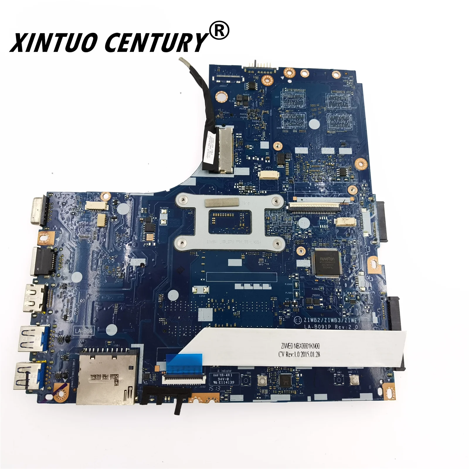 LA-B091P 5B20H70691 For Lenovo B40-70 ZIWB2/ZIWB3/ZIWE1   Laptop motherboard with SR23Z I3-5010U 216-0867030