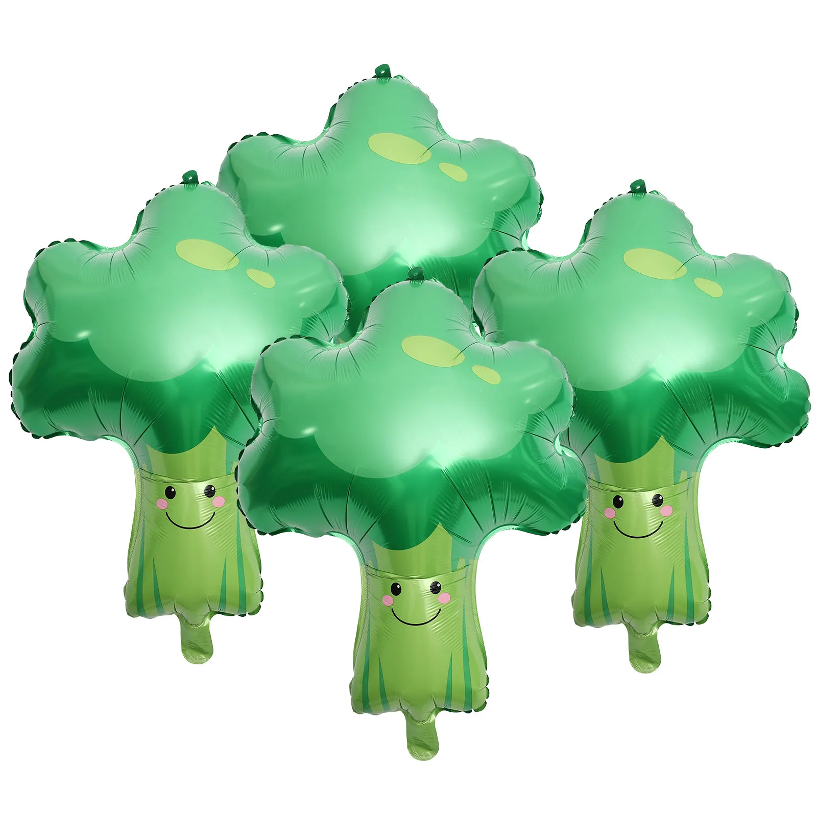 4Pcs Broccoli Vegetable Aluminium Foil Balloons Party Supplies Decoration Balloons Wedding Birthday Festival Shower