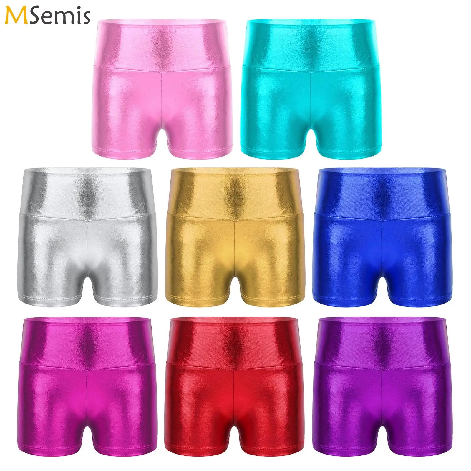 Bambini ragazze Jazz Dance Shorts pantaloni Hip Hop Dance Costume Shorts Bottoms Activewear sport ginnastica allenamento Street Dance Wear