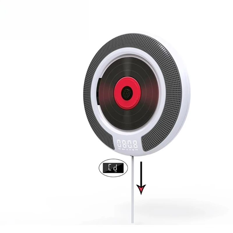 Hot Selling Upgraded Tape High fidelity Speaker with Remote LED Display Portable CD Player with Speaker for 4.2 USB/SD Alarm Clo