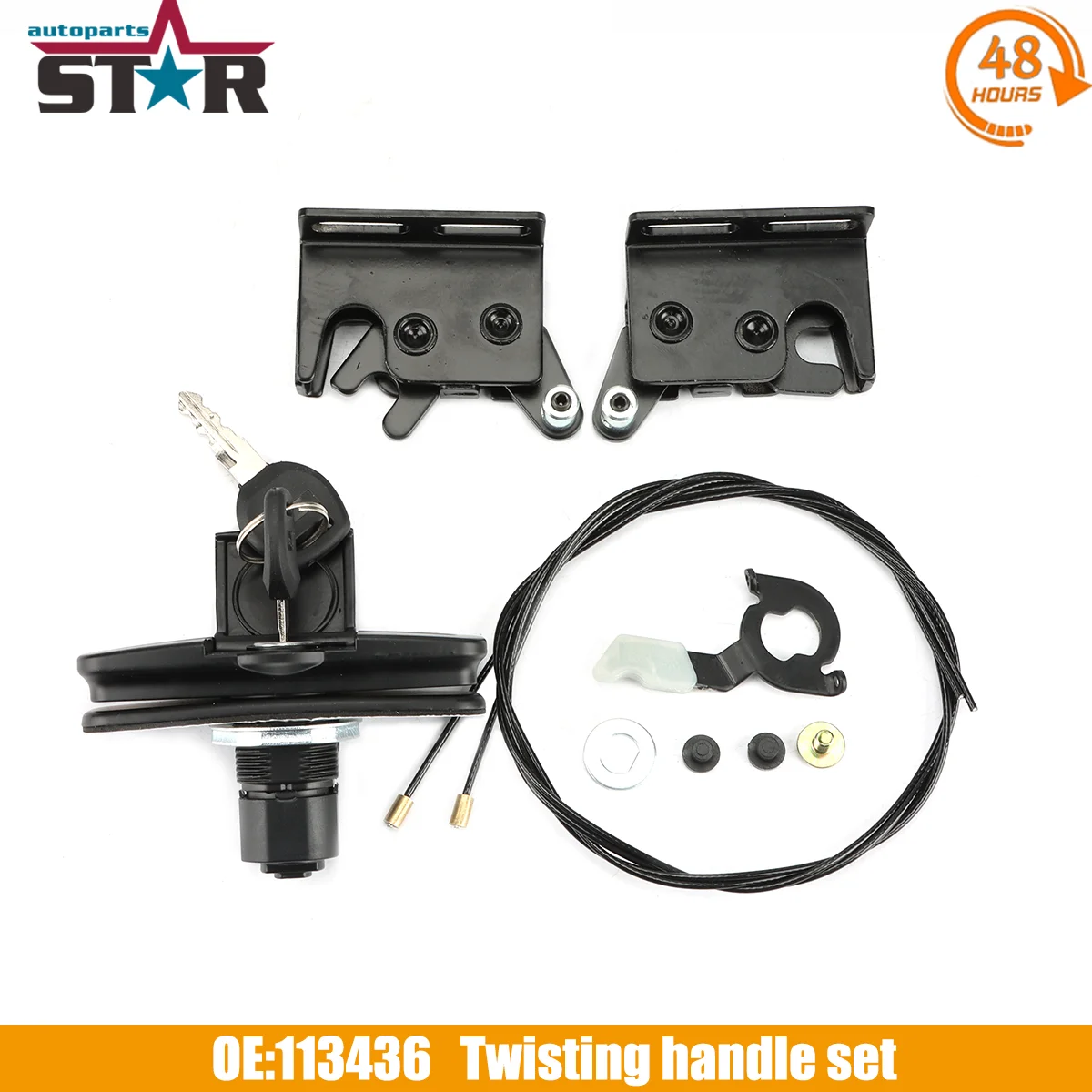 

5Pcs/set Twist Handle Latches Kit 113436 83514 83515 For Leer Truck Caps 100XQ 100XL 100XR TSC700 Auto Parts