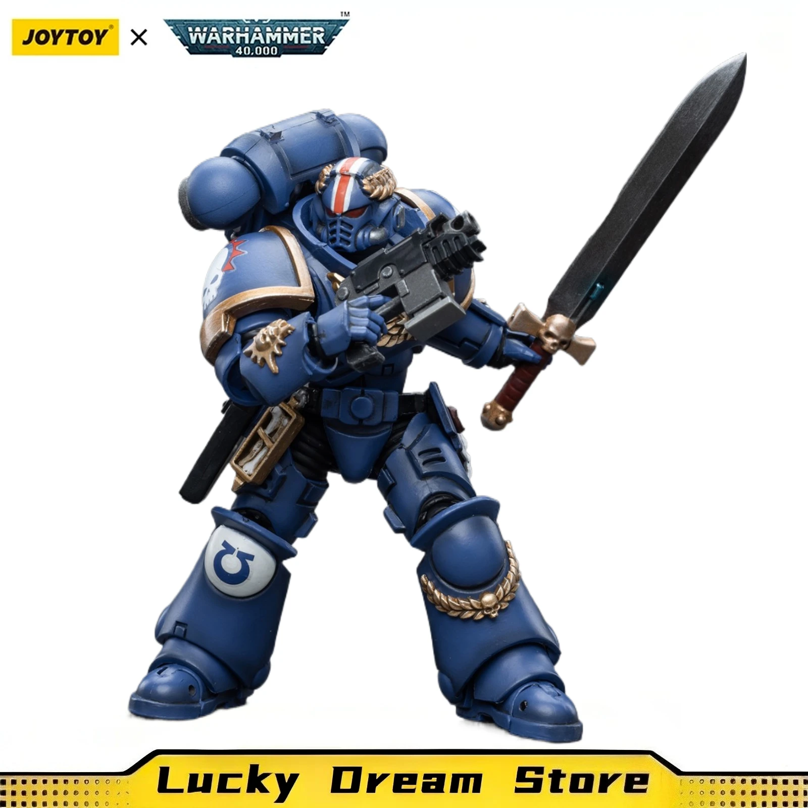 【JOYTOY】لعبة مجسمة Warhammer 40 Ultramarines Primaris Lieutenant Argaranthe #1