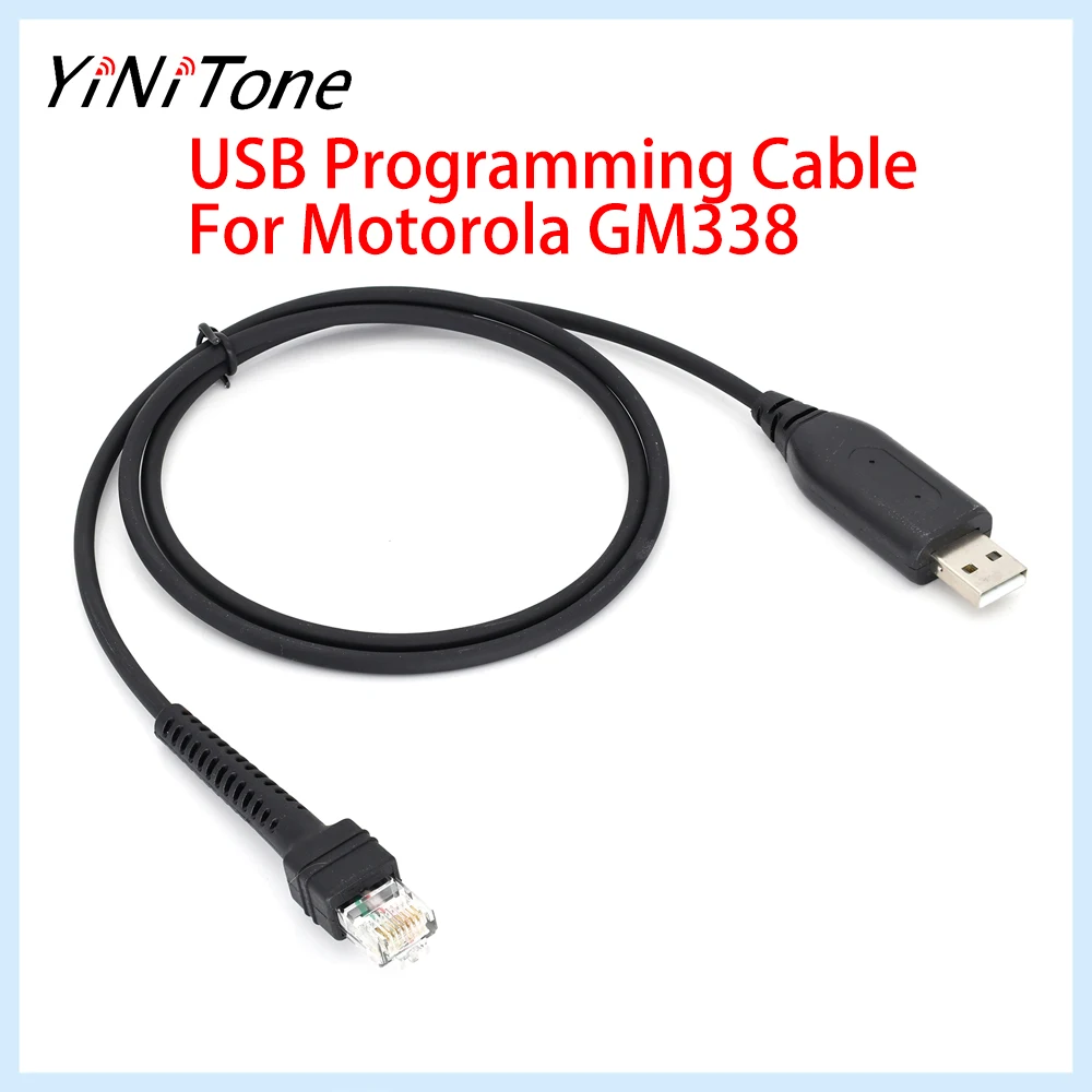 

Universal USB Programming Cable For Motorola GM300/338/340 & CDM1250/1550 Series, 1 Meter Length