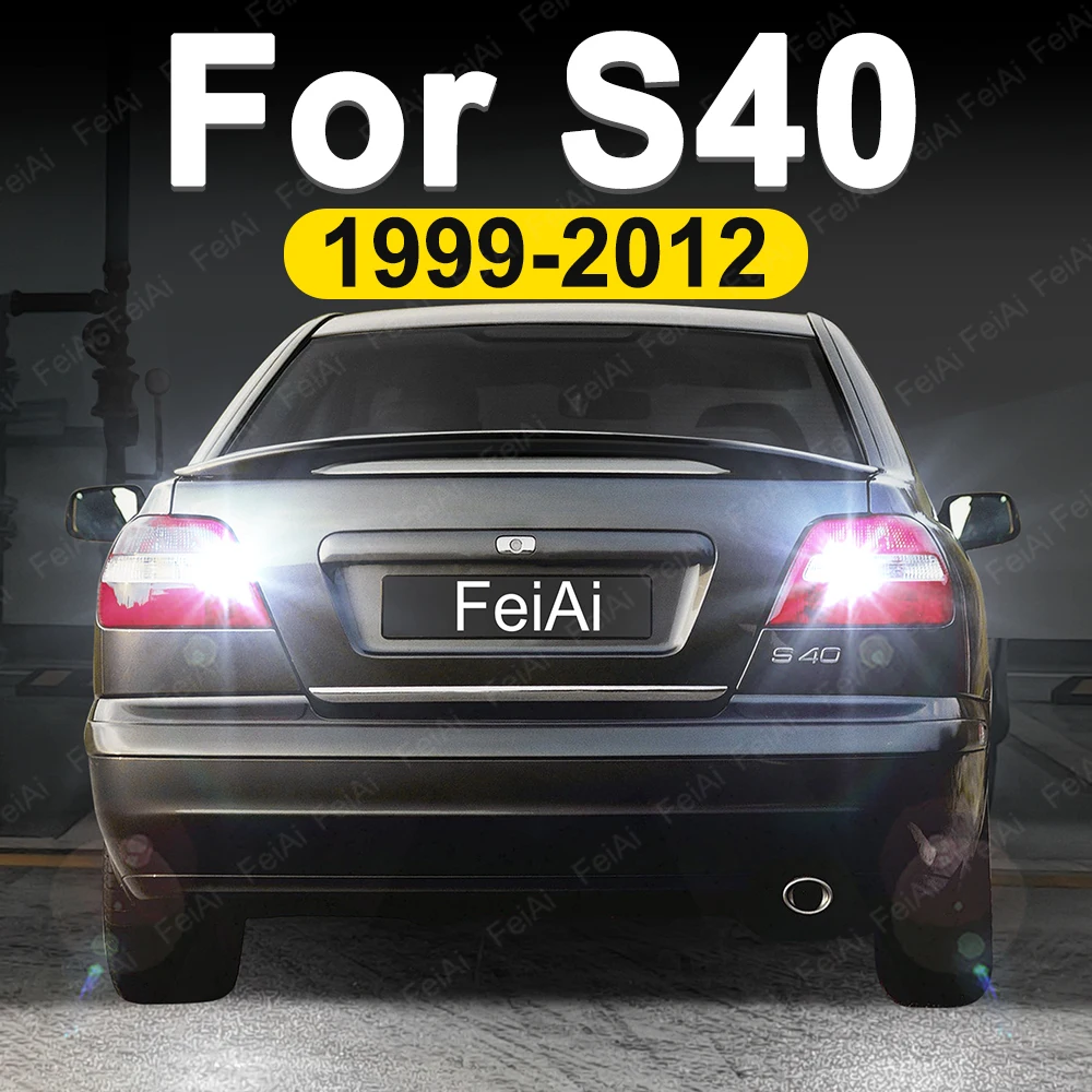 

For Volvo S40 LED Reverse Lights S40 MK1 MK2 Accessories 1999-2012 2011 2010 2009 2008 2007 2006 2005 Reversing Back Up Light