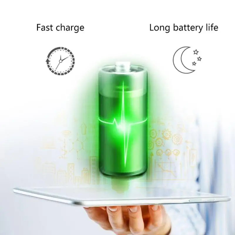 Mute Desktop Fan 2000mAh USB แบบชาร์จไฟได้ Desktop พัดลม 3 โหมดลมพัดลม USB แบบพกพาแบบพกพาสำหรับหอพักที่บ้าน N58D