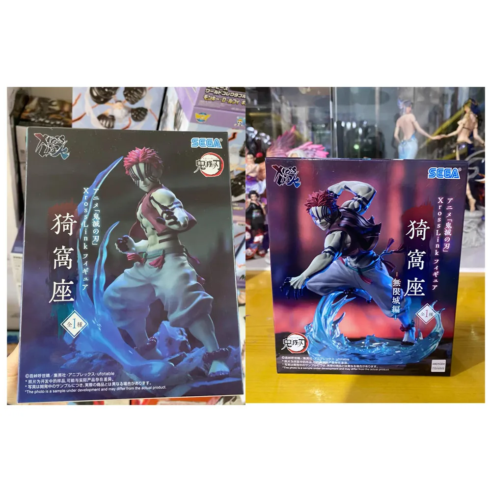 

100% оригинальная коллекционная фигурка SEGA XrossLink Akaza Demon Slayer: Kimetsu no Yaiba из ПВХ, модель игрушки-куклы