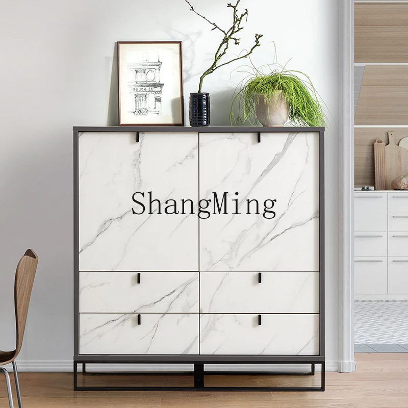 

CL Internet celebrity marble living room porch storage simple modern dining room cupboard