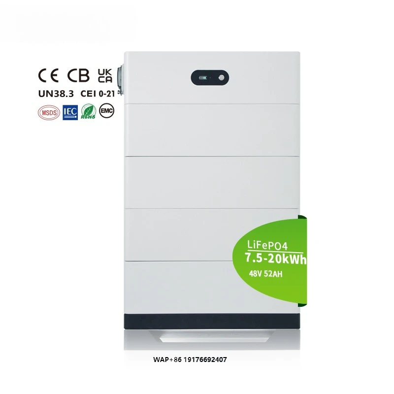 Factory Direct Sales High Voltage Lithium Batteries Pack 7.5Kwh 10Kwh 12.5Kwh 17.5Kwh 20Kwh Stacked Battery for Energy Storage