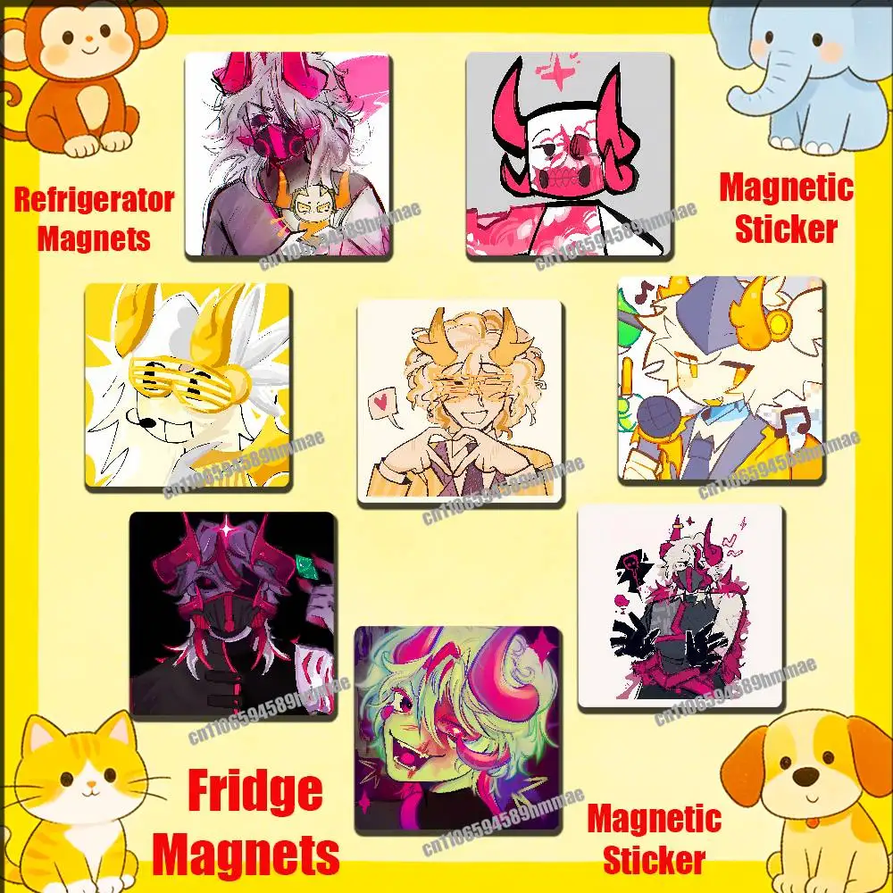 

For S-Subspace V-Valk P-PHIGHTING Fridge Freezer Refrigerator Magnets Kitchen Metal Cabinet Magnetic Sticker Card