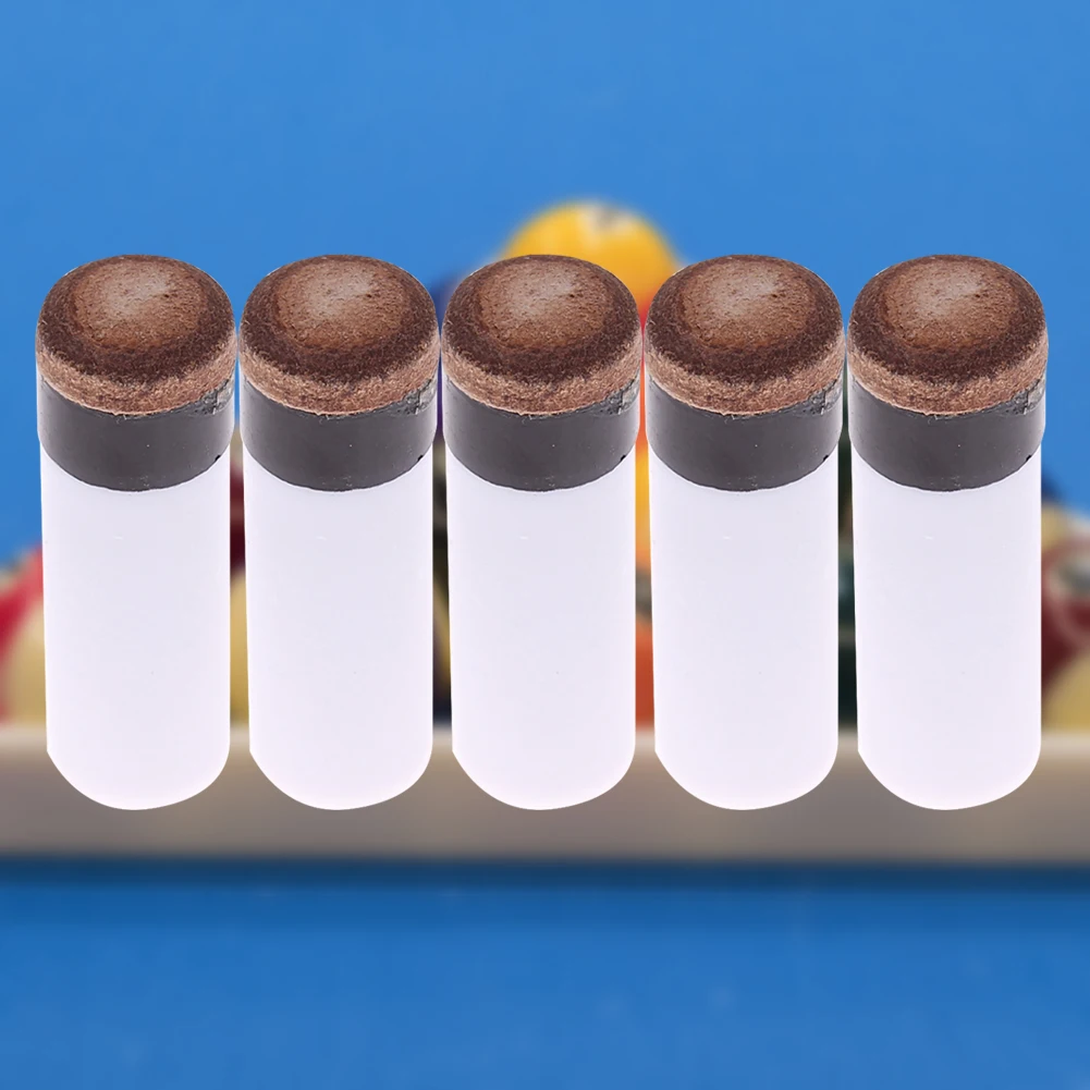 

5 шт., наконечники для киев для бассейна, 13 мм, сменная головка для бильярдной клюшки, верхняя часть с 5 наконечниками, спортивные аксессуары для бассейна