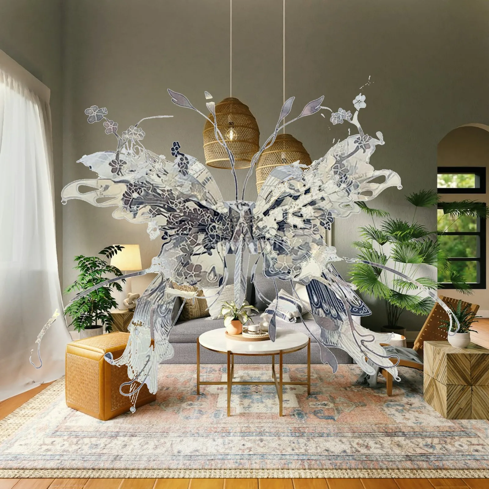 Animal Butterfly 3D Metal Puzzle Brain Teaser Model Kit for Adults Home Decor Birthday Gift