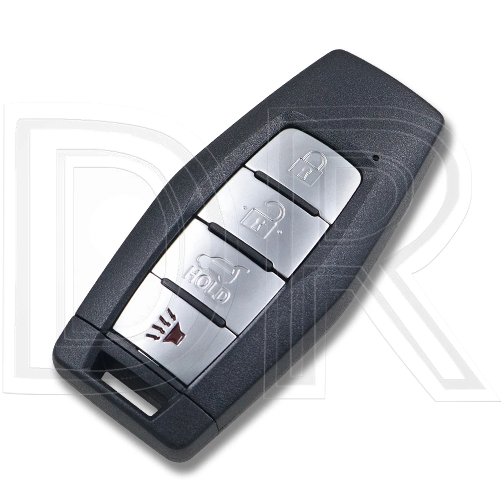 Grande custodia a conchiglia per chiave remota per auto sostitutiva con pulsanti a 3/4 per Mitsubishi Outlander 2022 2023 2024