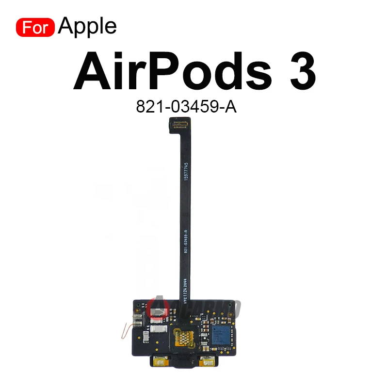 Headphone Charging Charger Compartment Button Small Board With IC Flex Cable For AirPods 3 Replacement Parts