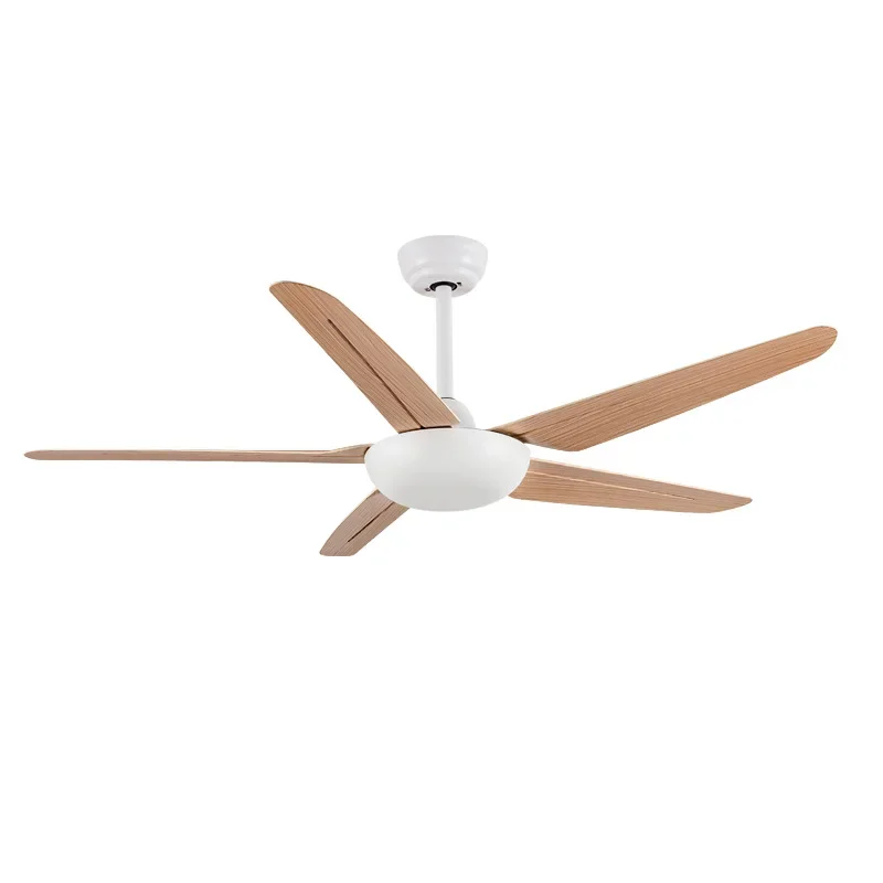 

Ceiling without lamp Living room Dining room Bedroom Simple modern wood grain leaf fan No lamp Electric fan Quiet