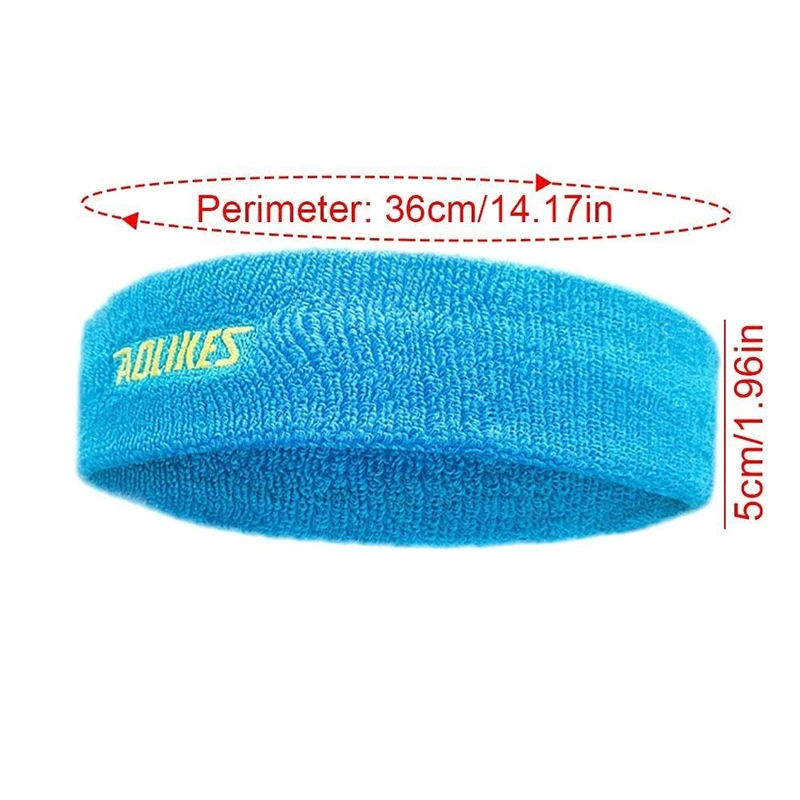 Respirável e suor absorvendo toalha Headband para homens e mulheres, Pure Cotton Sports Headband, Outdoor