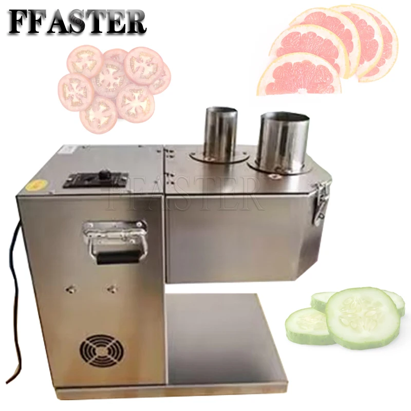 

Stainless Steel Slicer Vegetable Food Carrot Lemon Slicer Cabbage Potato Chips Slicer Slicing Machine