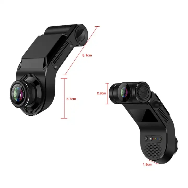 Versión mejorada Dashcam de coche de doble lente 4G DVR grabadora de conducción para gestión de flotas