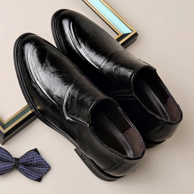 

Men's Casual Professional Leather Shoes, Large Size 35-44 Fashionable Leather Shoes