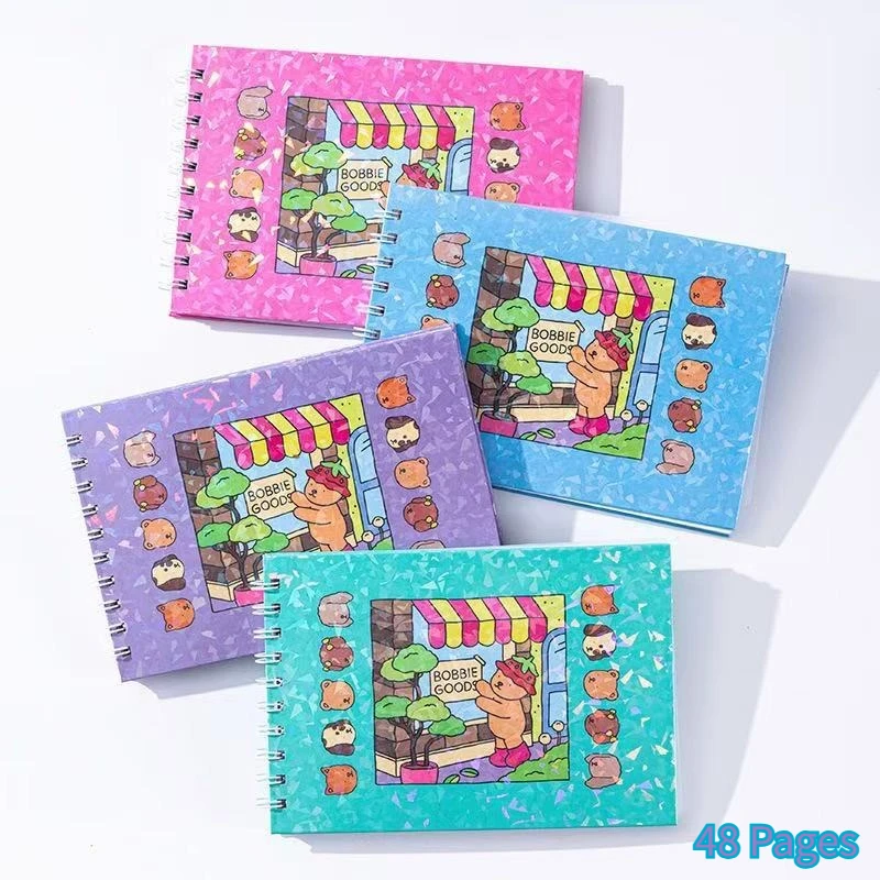 Libro para colorear de 48 páginas para adultos y adolescentes, libro educativo para garabatear, suministros para libros para colorear (mesmo estilo, cubierta de diferentes colores)