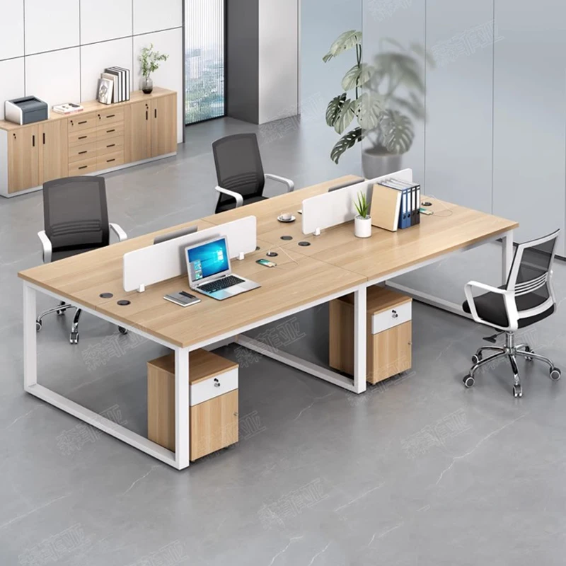 Wooden Study Office Desk Modern Computer Gaming Standing Drawer Luxury Long Office Desk Display Escrivaninha Home Furniture