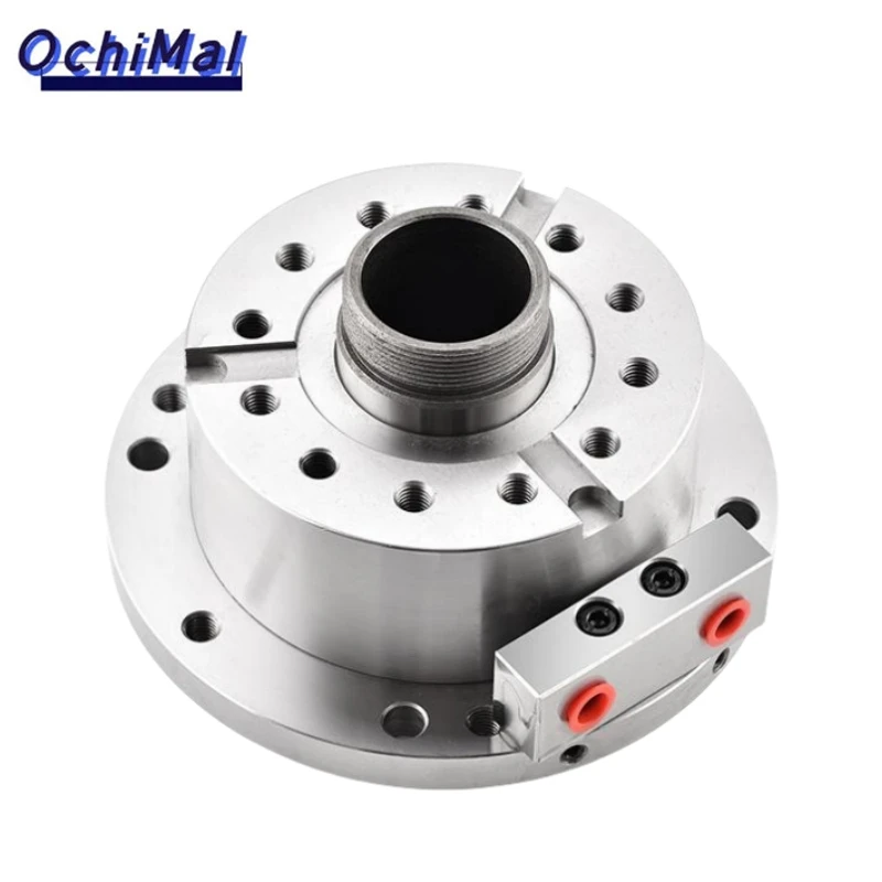 Three Jaw Hydraulic Chuck Vertical Base Vertical Hollow Oil Cylinder Machining Center Milling Machine Drilling Machine