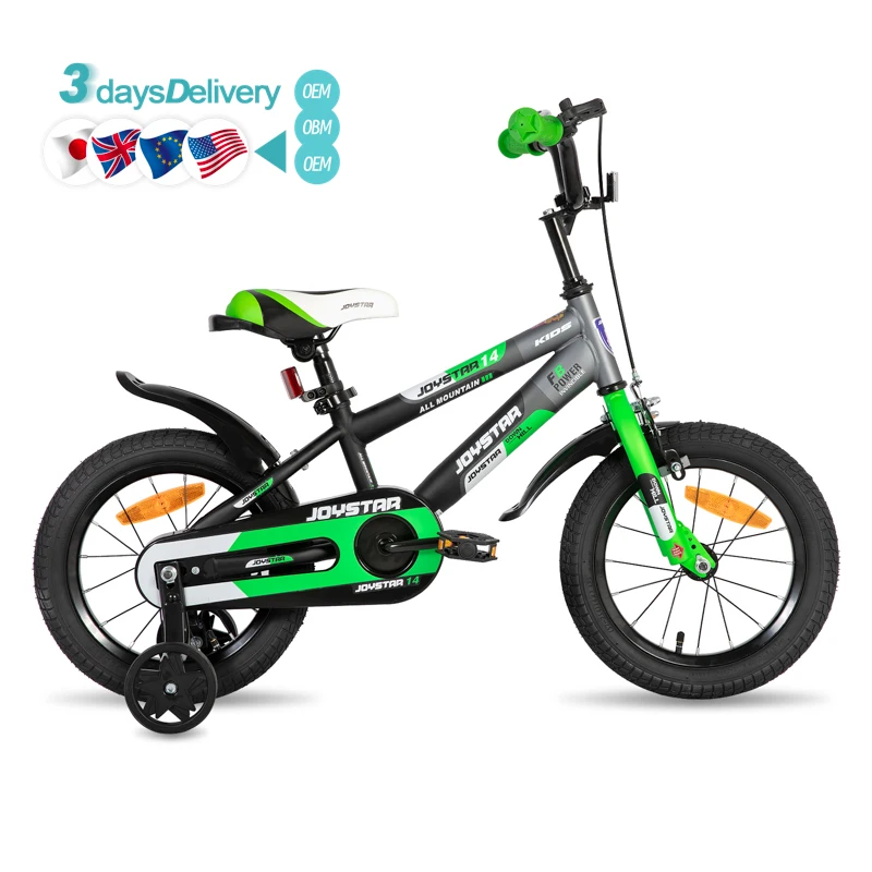 

14-Inch High-Carbon Steel Hardtail Frame Training Wheels Ordinary Pedal High Quality Made in China Kids' Bike