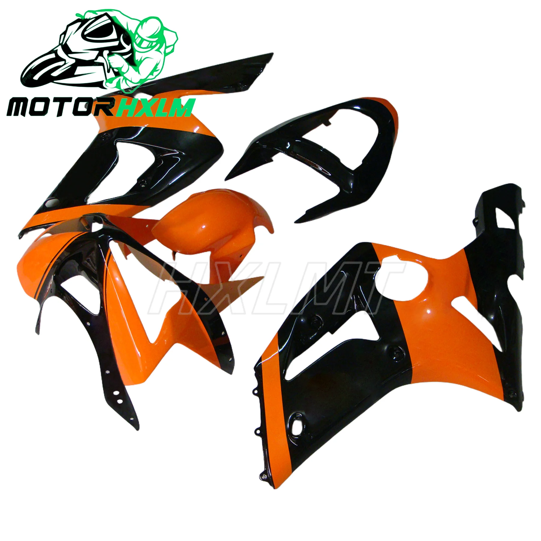 نمط جديد هيكل السيارة الهدايا المجمعة لكاواساكي ZX6R 636 2003 2004 الهدايا المجمعة الكاملة الهدايا المجمعة هيكل السيارة هدية ABS ملحق