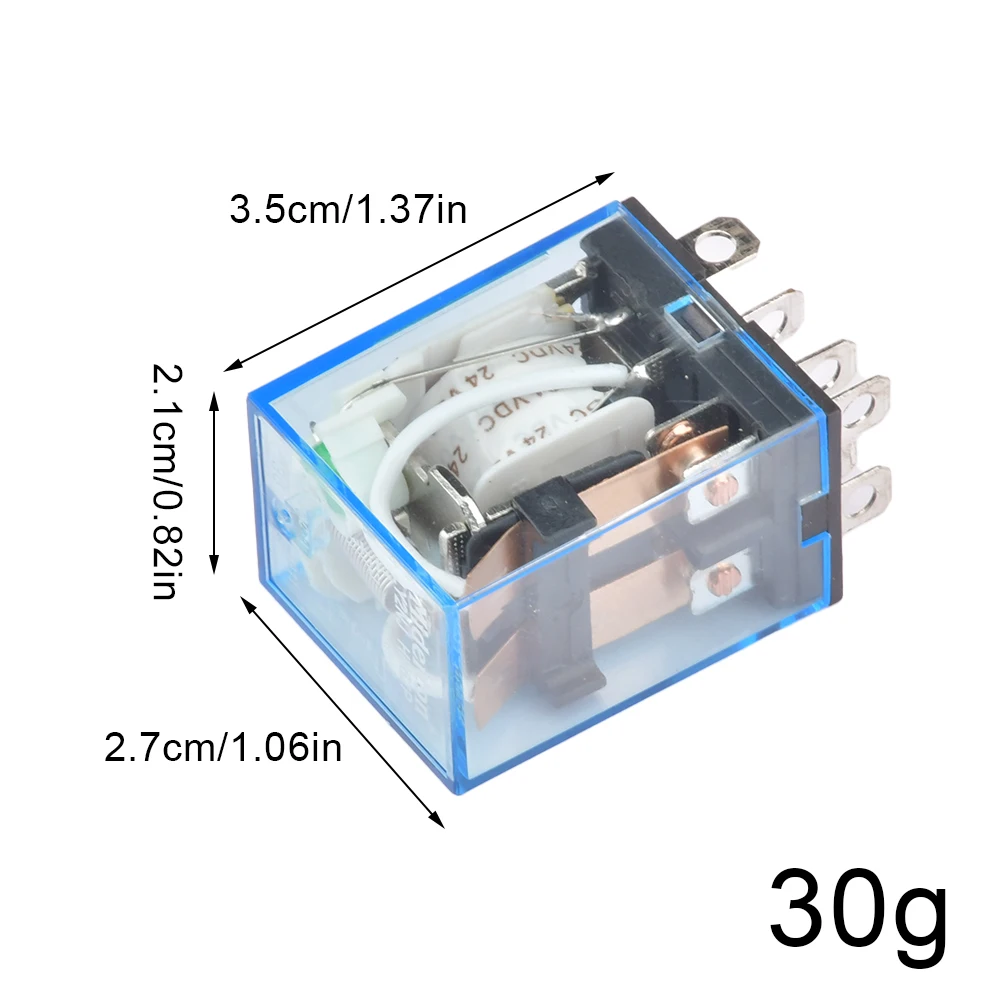 1pcs General Purpose LY2NJ HH62P Electronic Micro Electromagnetic Relay LED Lamp 10A 8 Pins Coil DPDT DC12V 24V AC110V 220V