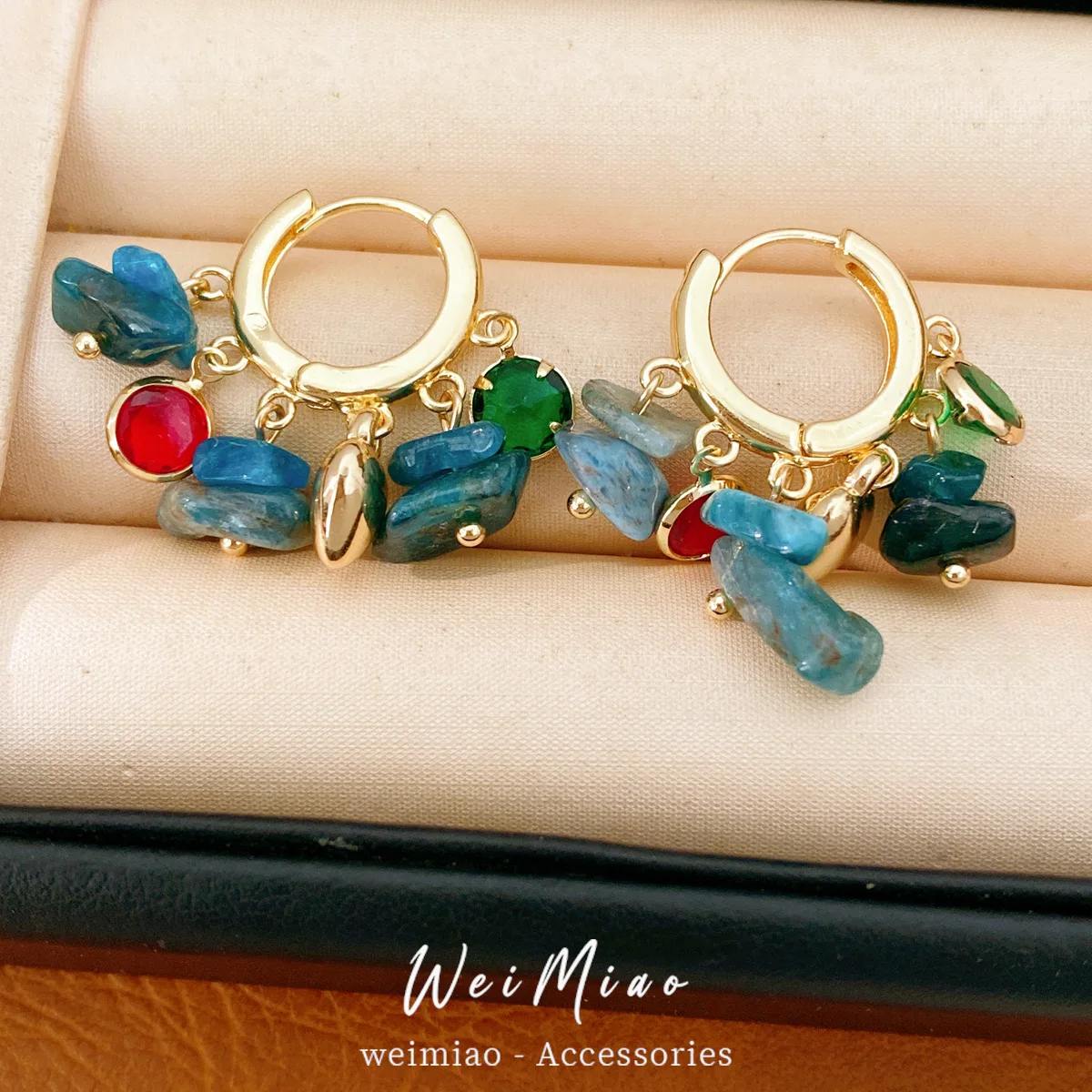 Bohemian onregelmatige blauwe  - Turquoise Stone Ring recensie en prijs