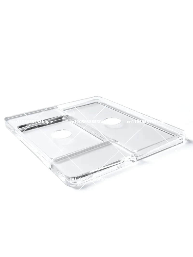 Transparent Acrylic Keyboard Wrist Rest Holder with Touch Numeric Keypad for 2/3‑Section Keyboard