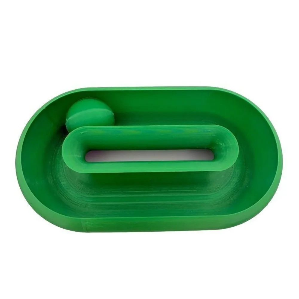 Jouet tunnel de jeu pour chat en plastique, résistant à l'usure, avec boule orbitale pour la stimulation de l'intelligence, boule de glisse pour chat