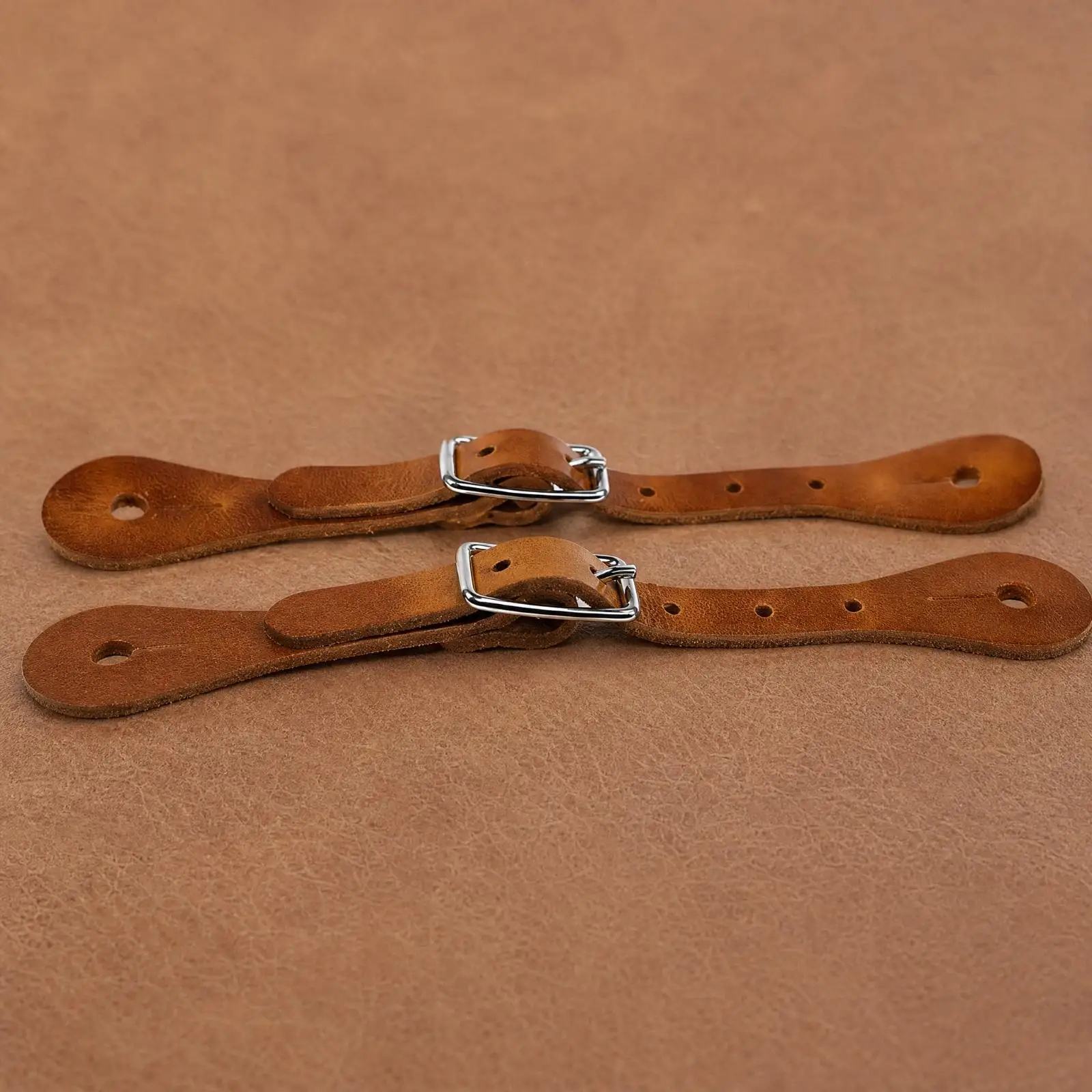 Equestrian Equipment Secure Fit Real Leather Horse Track Strap for Equestrians,
