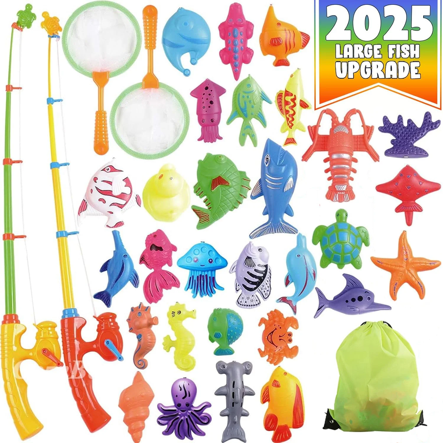 Kinder-Badewannenspielzeug zum Angeln, Schwimmbecken, schwimmendes Fischspielzeug, interaktives Eltern-Kind-Spiel, Kinderspielzeug, neu – Detail 6