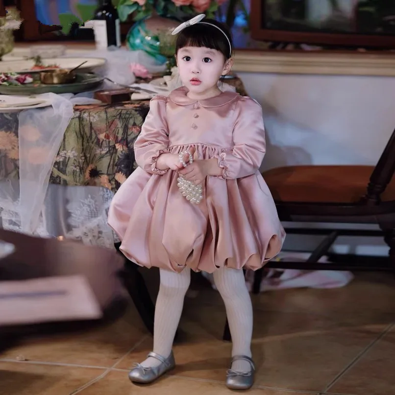 

New Children's Princess Evening Gown Host's Piano Performance Birthday Party Dresses For Girls A4924 Vestidos