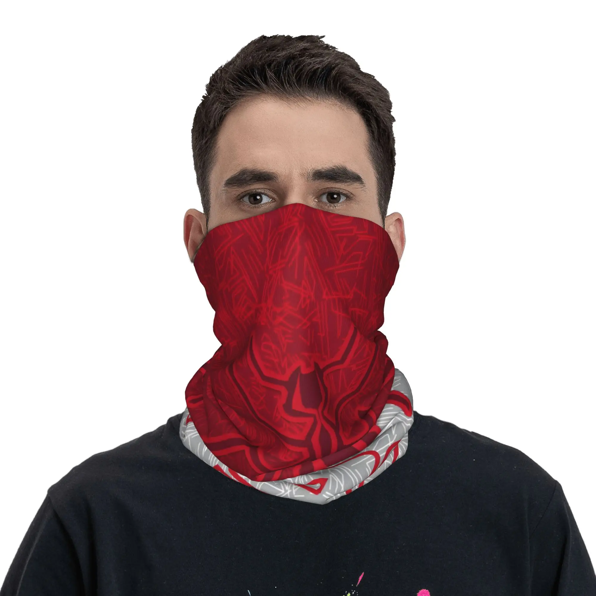 Custom M-Marced Motor 93 Bandana Winter Neck Warmer Women Windproof Wrap Face Scarf for Hiking Motorcycle Rider Gaiter Headband