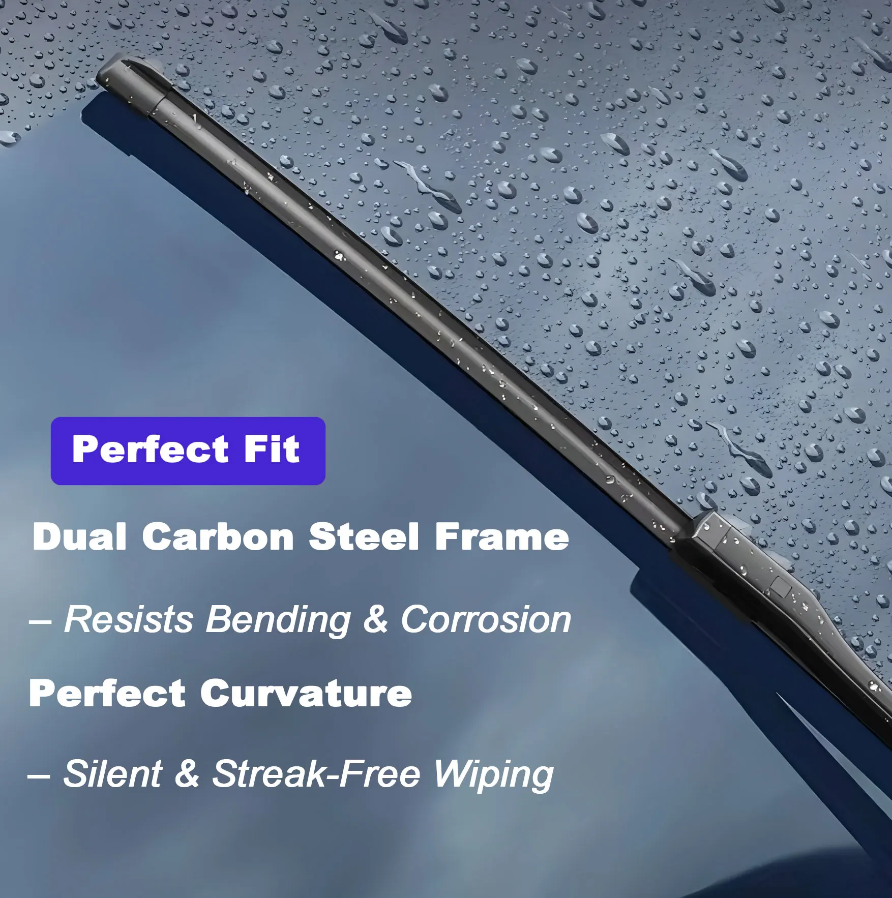 لنيسان GT-R 2009-2024 الجبهة ممسحة زجاج أمامي شفرات 2 قطعة Slient المطر الزجاج الأمامي نافذة الملحقات 2022 2023