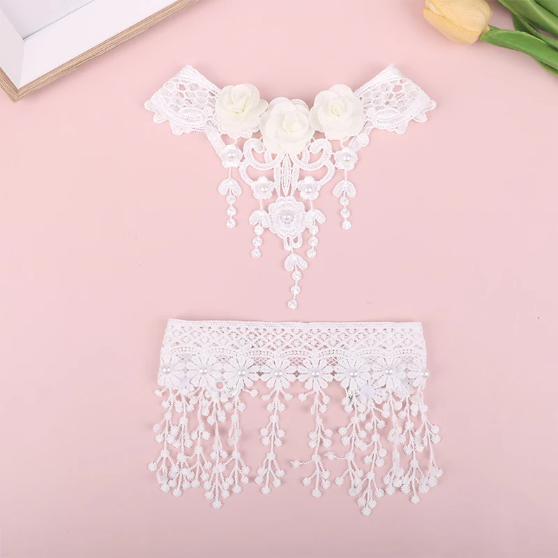 【F】Vintag Classic Gothic Tattoo Lace Choker For Women Black Crystal Pendant Charm Choker Necklaces Boho Jewelry Christmas Gift