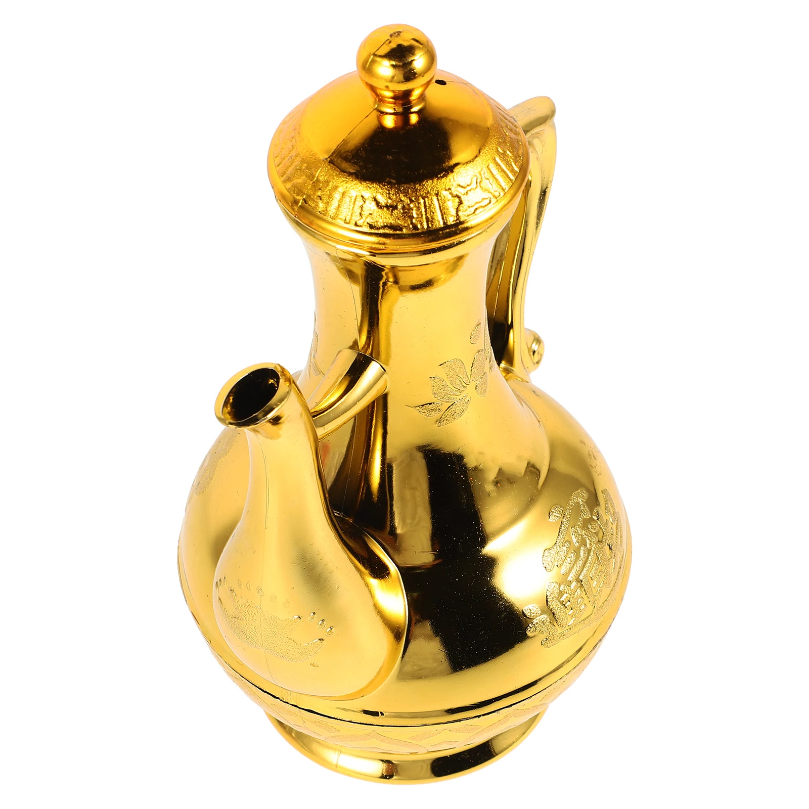 

Vintage Kettle Exquisite Buddha Offering Pot Plastic Retro Container Home Temple Decor Worship Kettle Buddha Container