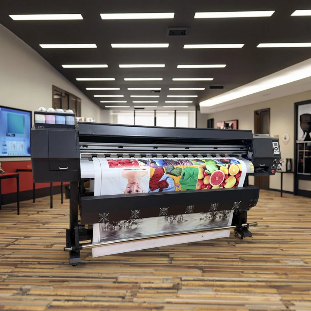 New ECOUVjet 6m 5ft Large Format Eco Solvent Printer XP600 I3200 Banner Vinyl PVC Sticker Wallpaper