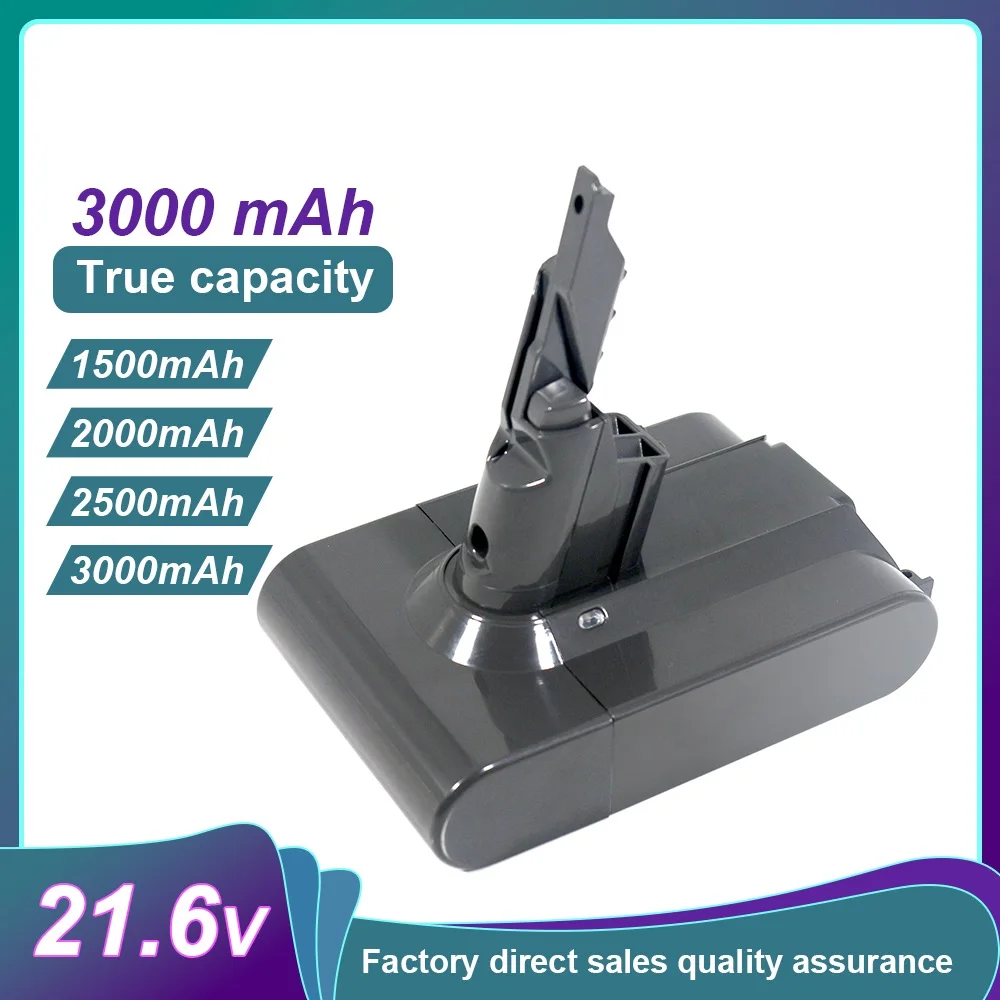 

21,6 В 1,5 Ач-3 Ач Сменный литий-ионный аккумулятор 18650 для Dyson V7 Батарея Animal Pro Пылесос Электроинструменты