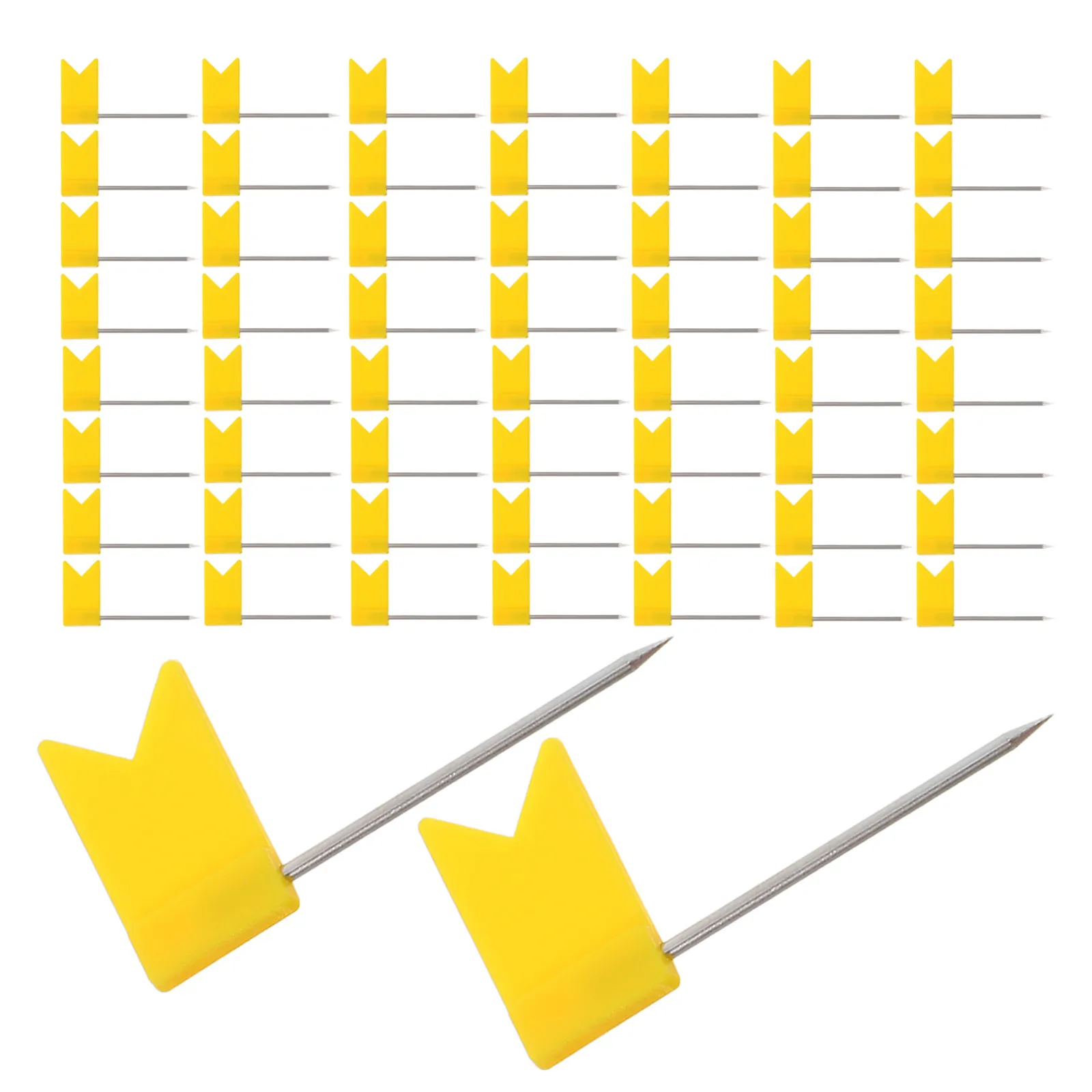 100Pcs Travel Flag Push Pins Map Push Tacks for Cork Board Decorative Colorful Map Markers for Office School Classroom