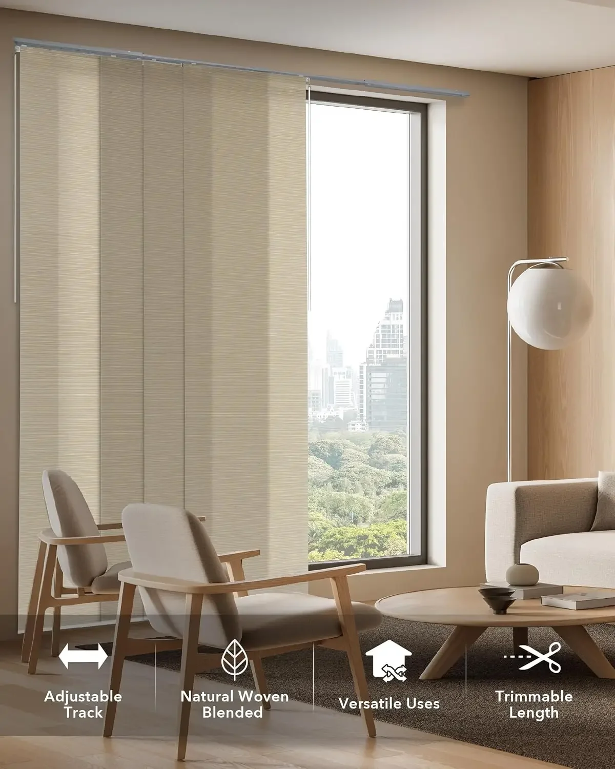Jute Panel Blinds 45.8