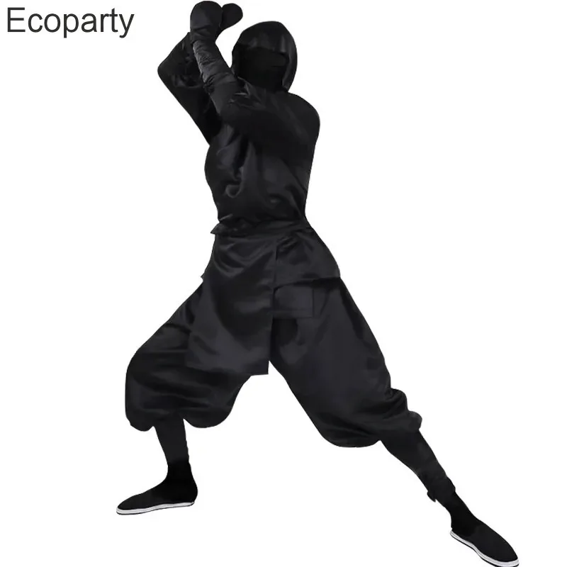 

XT8Men's Black Ninja Suit Ninja Cosplay Costume for Adult HalloweenXT6@!
