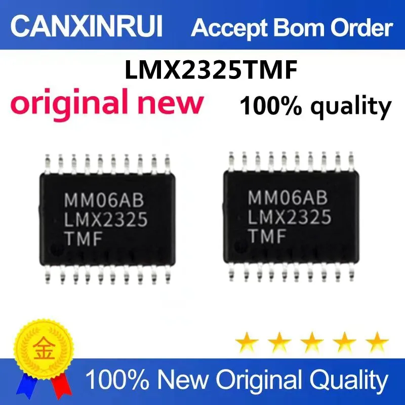 

LMX2325 LMX2325TMC LMX2325TMF TSSOP20 New Microcontroller IC Chip