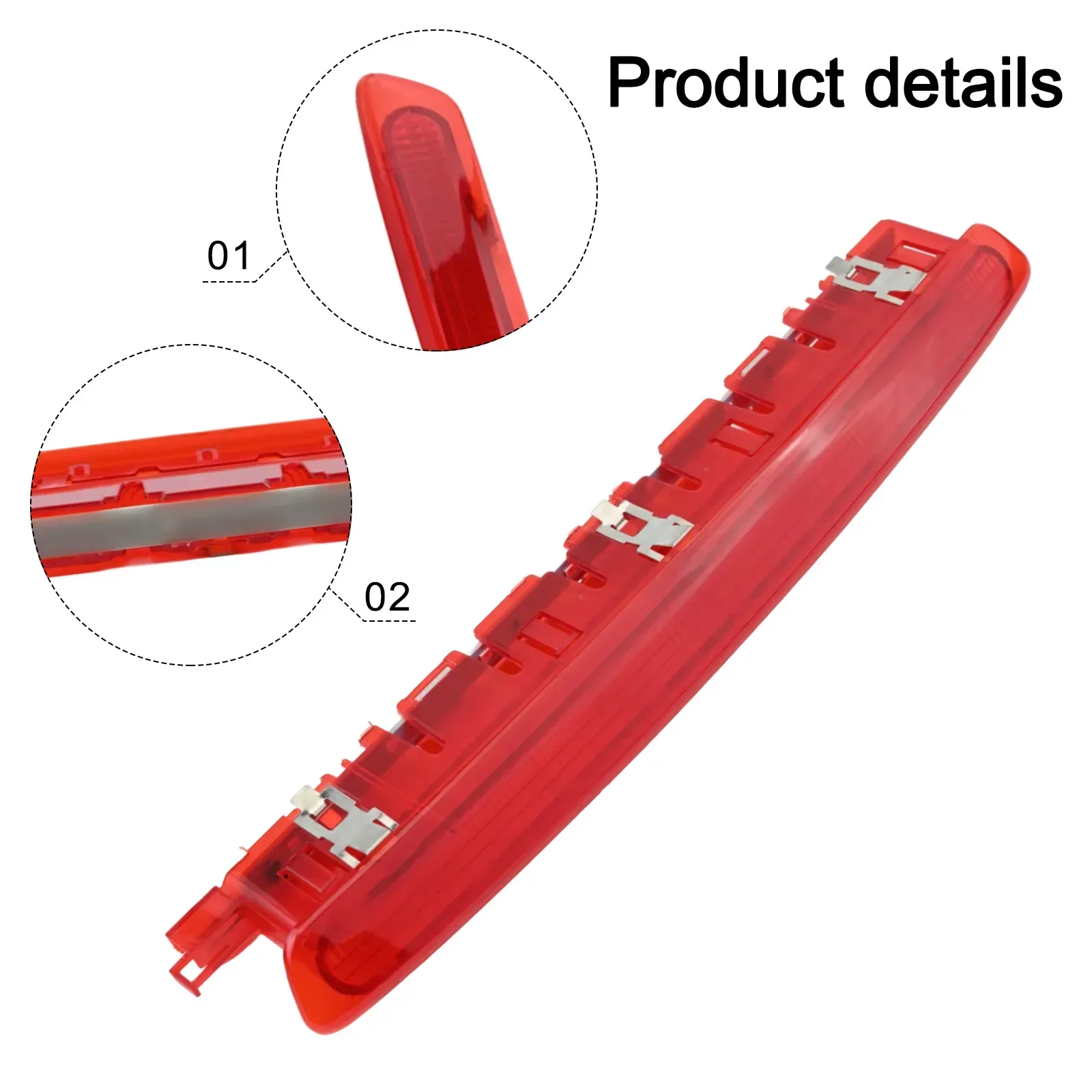 Red LED Third Rear High Level Brake Stop Light For Ibiza 6J 6P 2009-2017 For 1P Facelift 2010-2012 6J0945097A