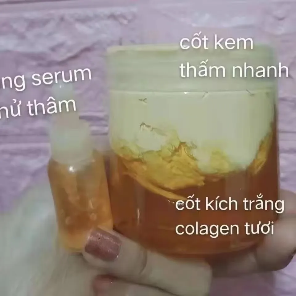 200gr Kem body cốt ủ siêu trắng trắng nhanh hiệu quả, kèm thêm muỗng trộn kem -thơm mịn dễ sử dụng hũ cho làn da trắng mịn màng