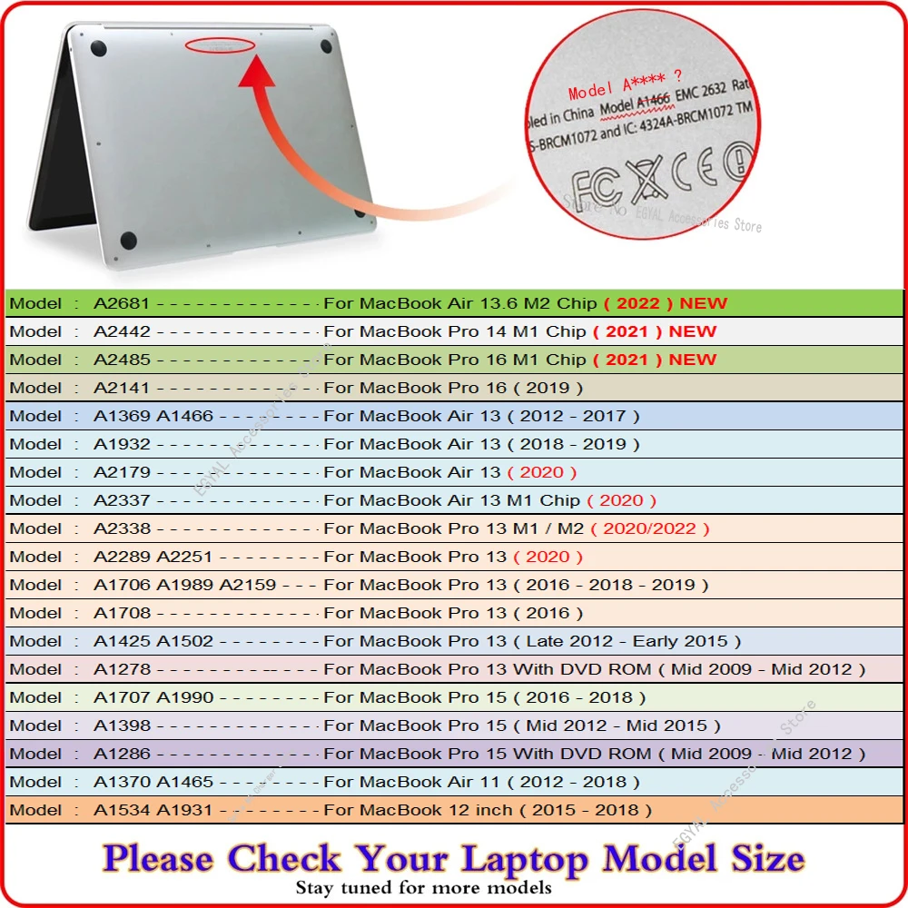 EGYAL Laptop Case For Macbook 2022 M2 Air 13 A2681 Cover 2021 M1 Pro 16.2 16 15.4 13.3 Inch Frosted Marbled PC Case For Air 13